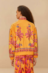 Adidas Tropical Breeze Bright Orange Jacket - FARM Rio ORANGE