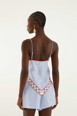 Blouse With Embroidery Detail - FARM Rio PEIXE COPA