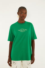 Green Together We Play Short Sleeve T-Shirt - FARM Rio TOGETHER WE PLAY