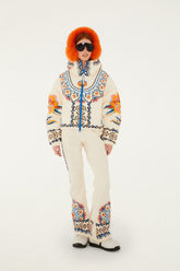 Off-White Lucy Floral Pants - FARM Rio LUCY FLORAL