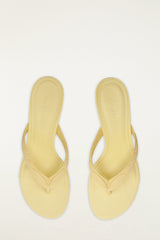 Yellow Rob Kitten Heeled Sandal - FARM Rio PALE BANANA