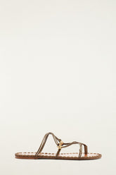 Sea Flat Sandal - FARM Rio SAND AND WALNUT