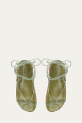 Green Spaghetti Jelly Anatomic Flat Sandal - FARM Rio MOSS