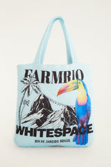 Blue Toucan Puffer Bag - FARM Rio BLUE