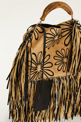 Fringed Raffia Mini Bag - FARM Rio MELANGE