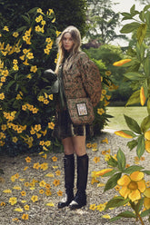 Luisa Quilted Jacket - FARM Rio ROYAL PINEAPLE GREEN