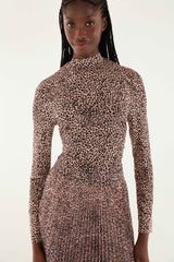 Pink Baby Leopard Jersey Blouse - FARM Rio BABY LEOPARD PINK