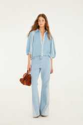 Denim Tree Light Colors Pants - FARM Rio DENIM