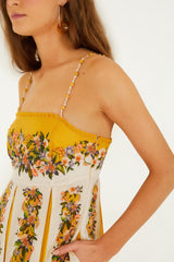 Sand Hilo Stripes Maxi Dress - FARM Rio HILO STRIPES SAND