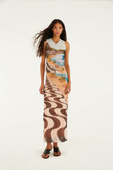 Multicolor Copacabana Beach Skirt - FARM Rio COPACABANA BEACH MULTICOLOR