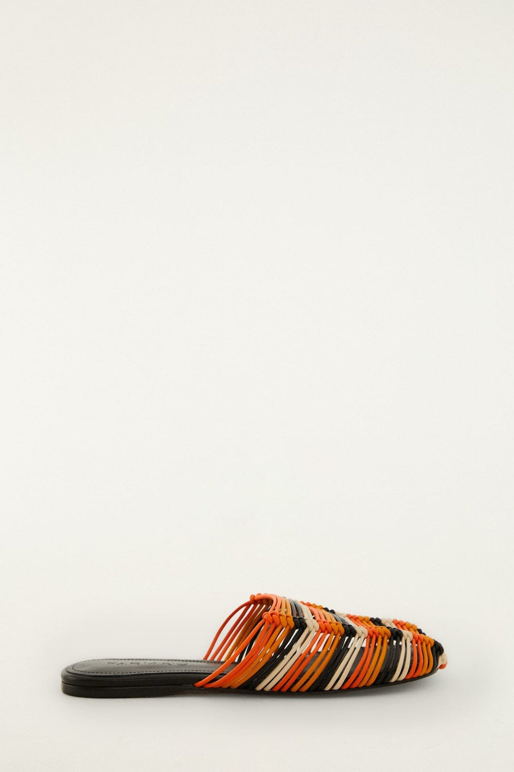 Macrame Flat Mule - FARM Rio TOUCAN MULTICOLOR