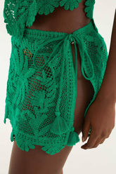 Mini Skirt With Tie On The Side - FARM Rio MARTINA TAPESTRY