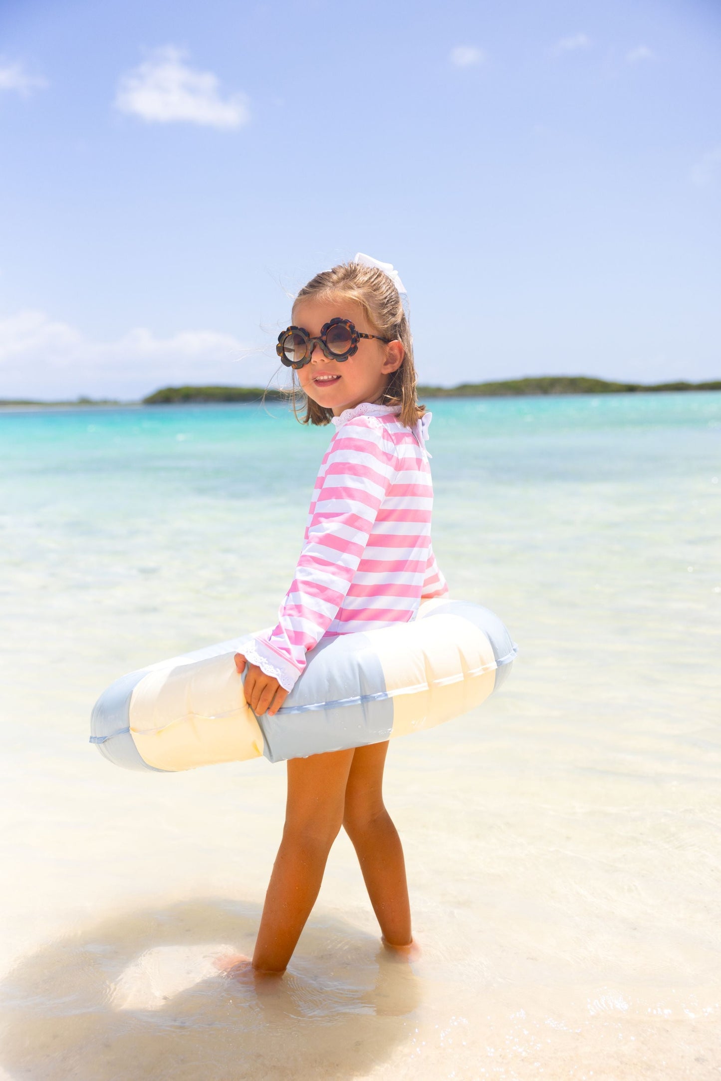 Beaufort Bonnet Winnie's Wave Spotter Swim Shirt (UPF 35+) - Caicos Cabana S