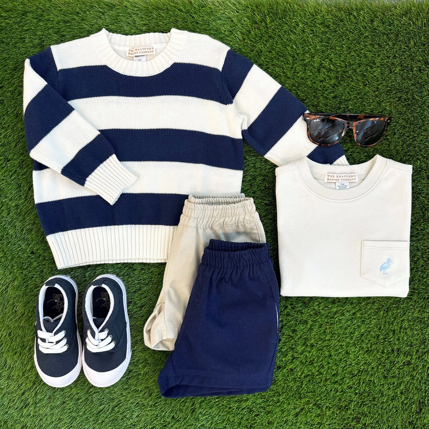 Beaufort Bonnet Prep Step Sneakers - Nantucket Navy & Nantucket Navy Stripe