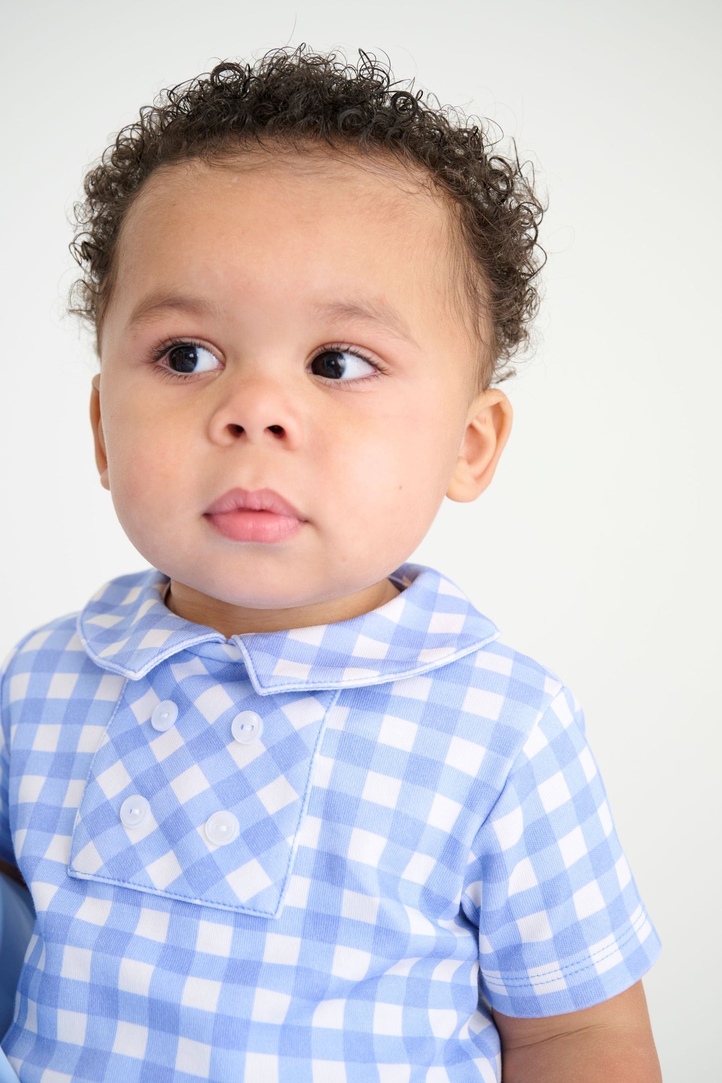 Beaufort Bonnet Benny Bubble - Park City Periwinkle Gingham