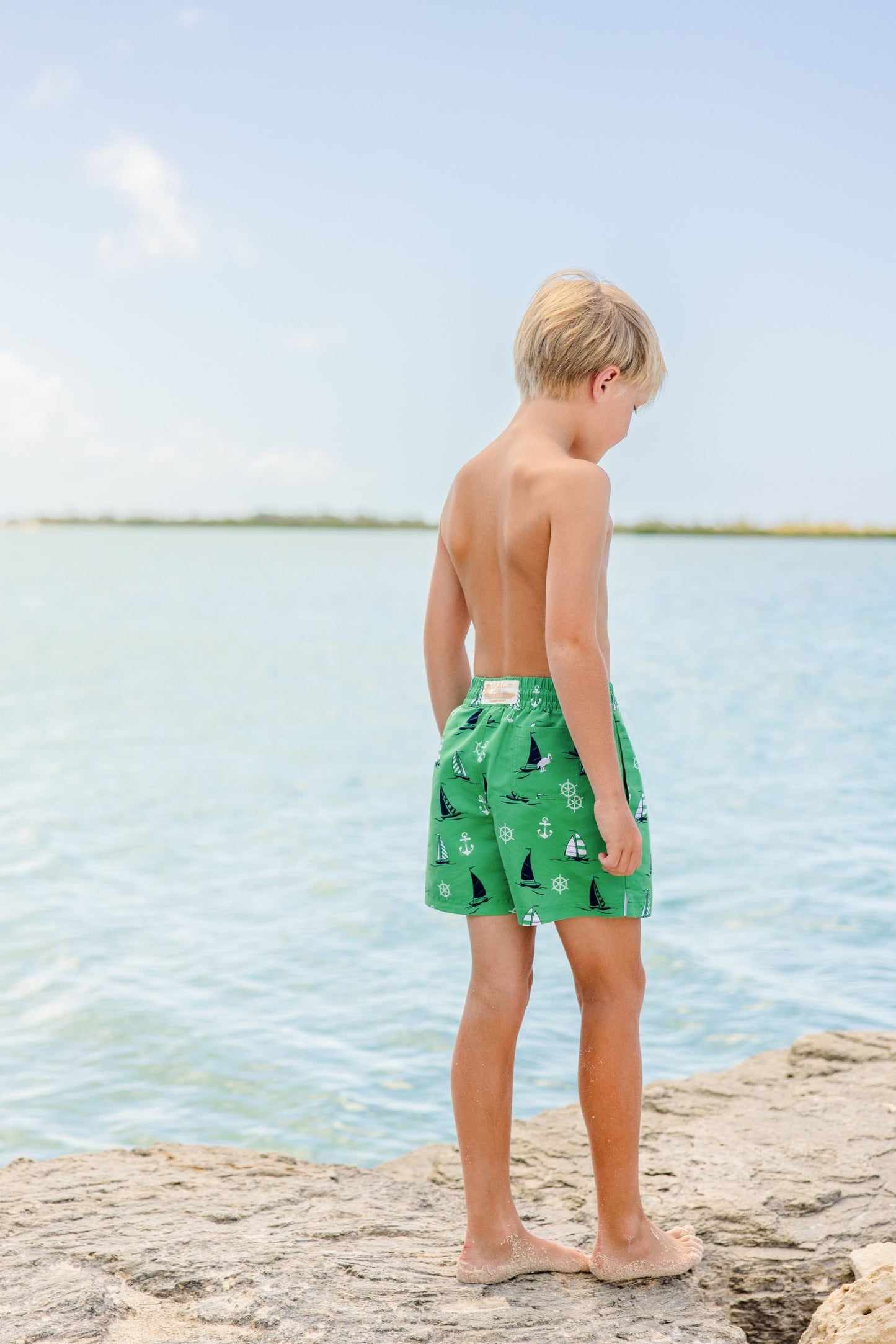 Beaufort Bonnet Tortola Trunks - Yacht To Join Us (Kiawah Kelly Green)