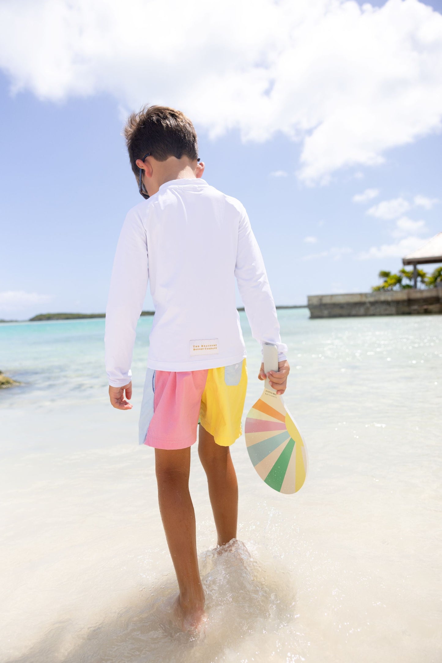 Beaufort Bonnet Country Club Colorblock Trunks - Grace Bay Green, Buckhead B