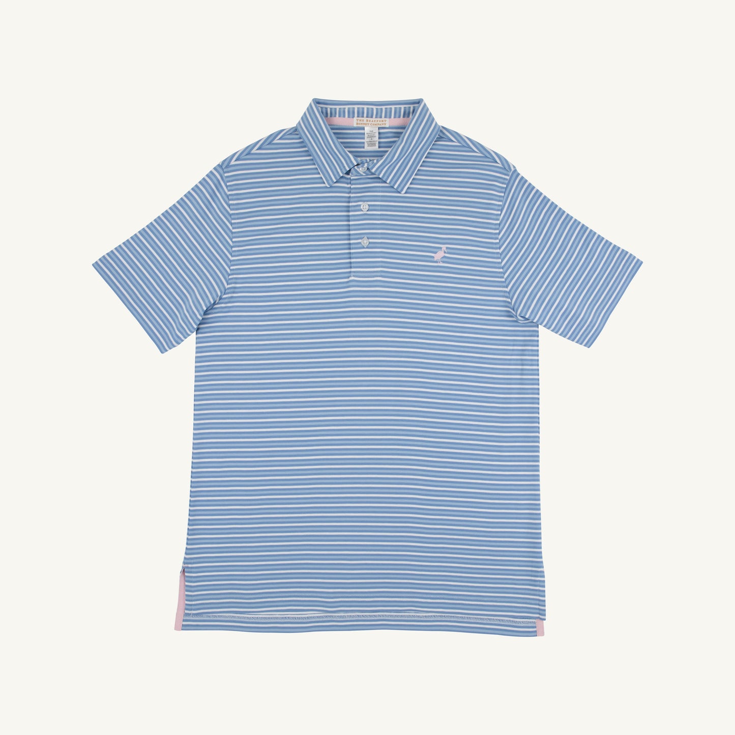 Beaufort Bonnet Croquet Party Polo - Sumner County Stripe (Sunrise Blvd. Blu