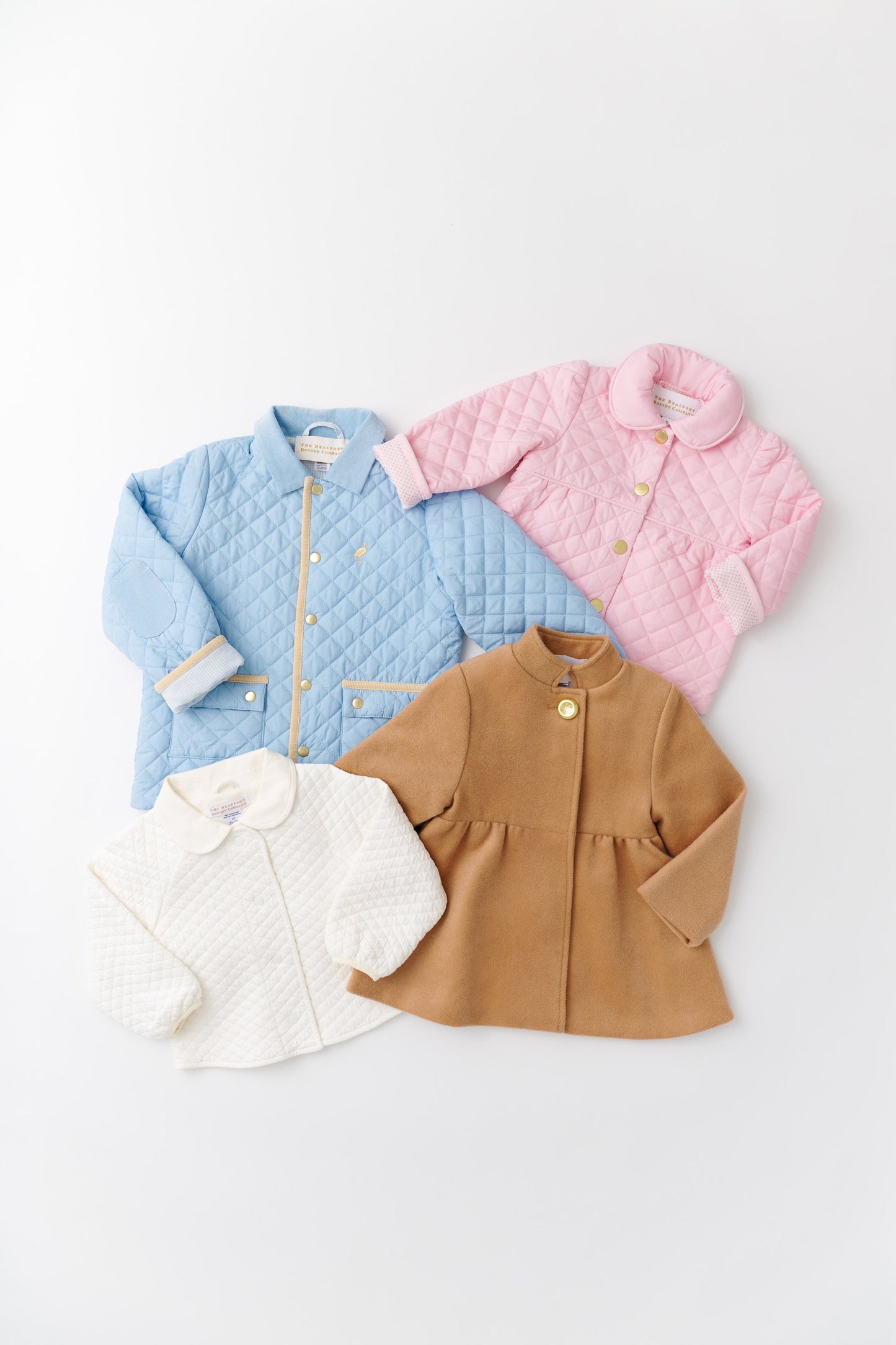 Beaufort Bonnet Quinn Coat - Palmetto Pearl & Tonal Stork