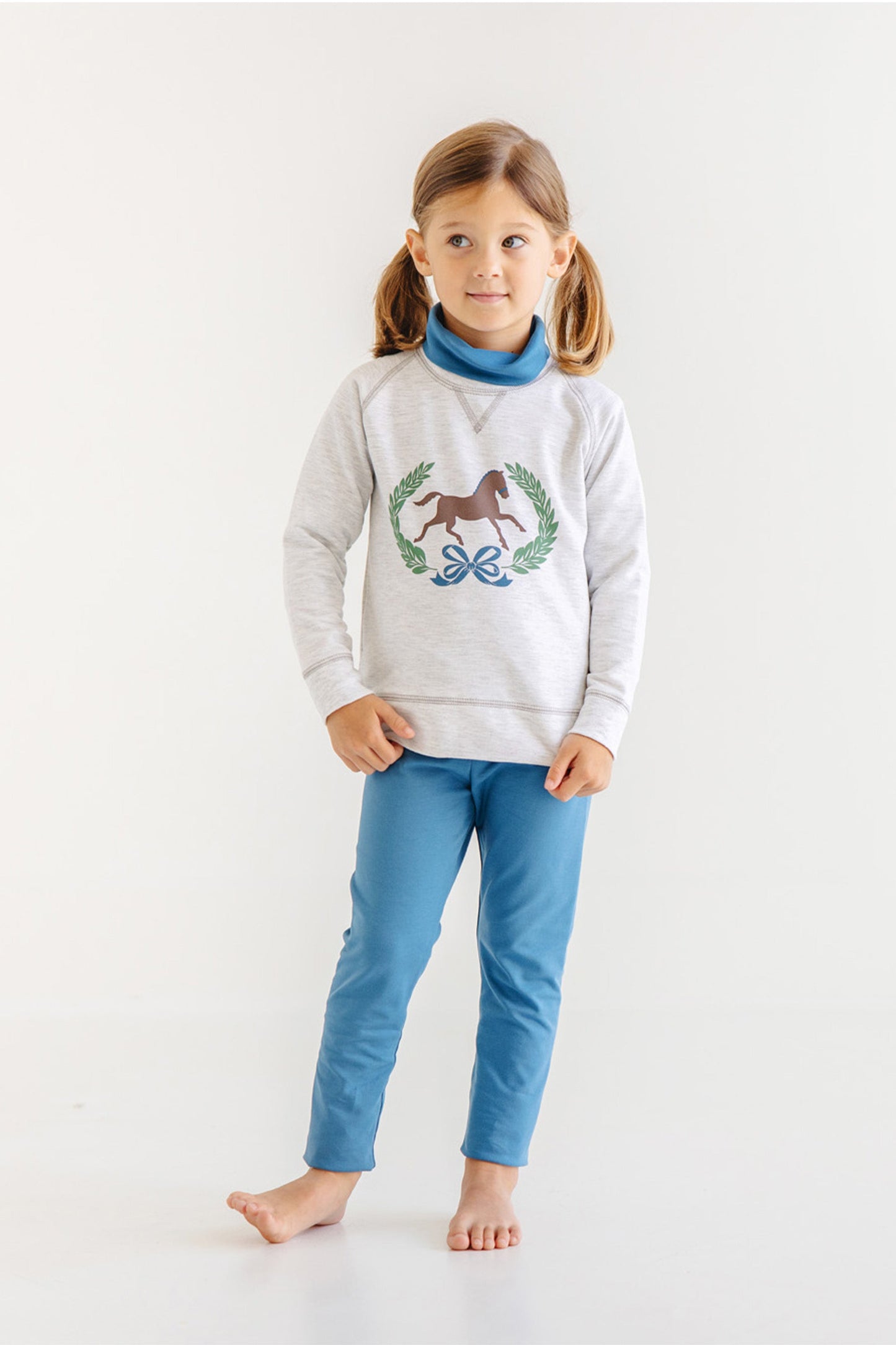 Beaufort Bonnet Tatum's Turtleneck & Onesie - Barnsley Blue