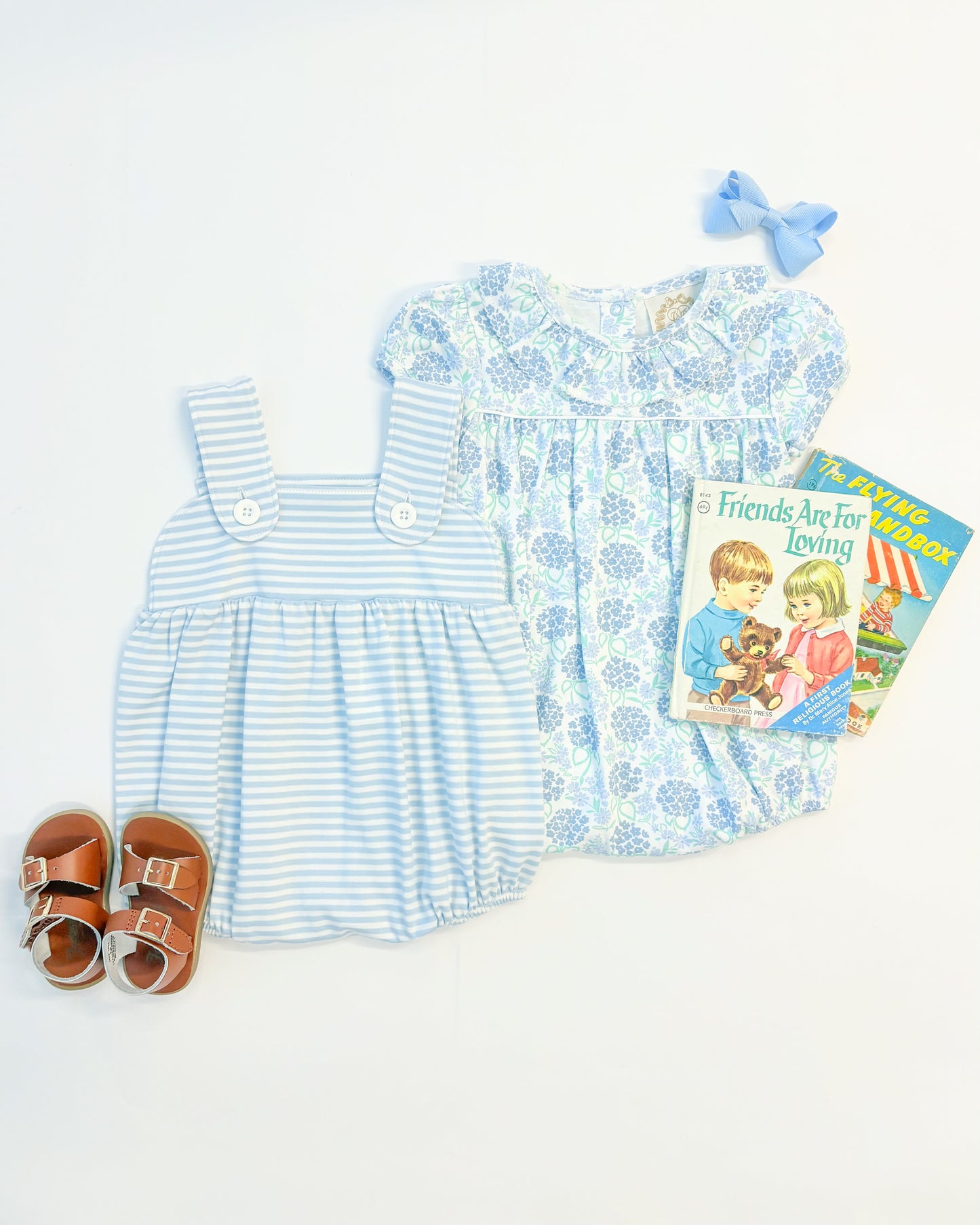 Beaufort Bonnet Bingham Bubble - Beale Street Blue Stripe