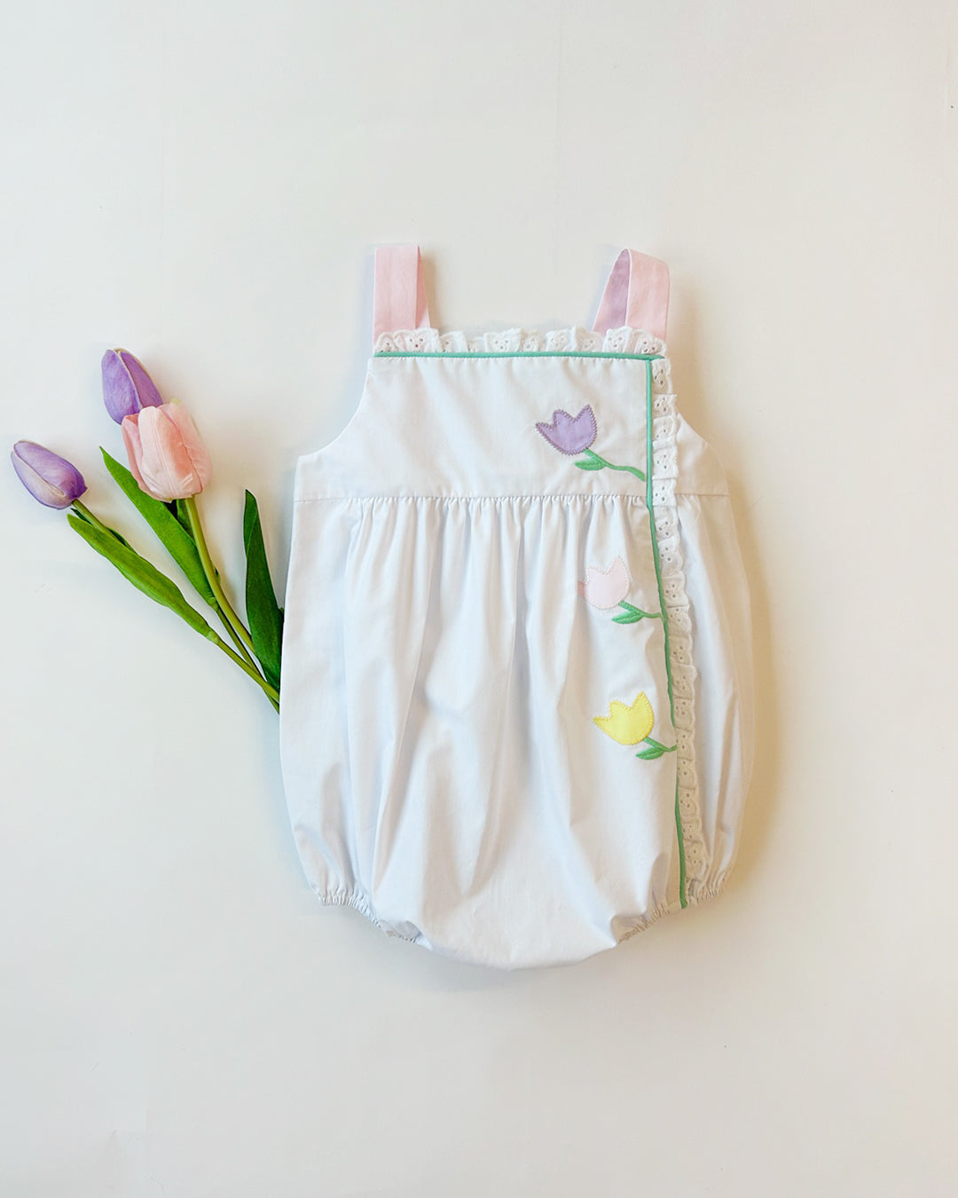 Beaufort Bonnet Bitsy Bubble - Worth Avenue White