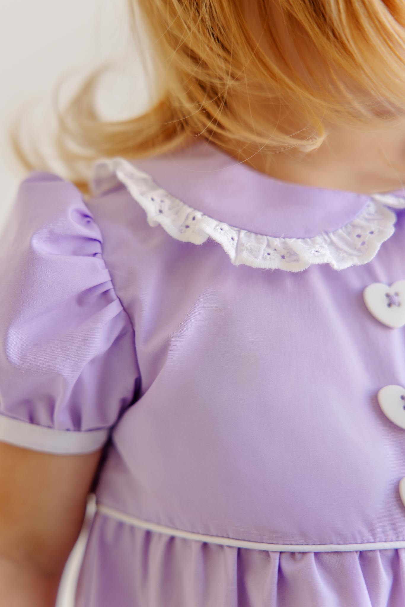 Beaufort Bonnet Olivia Ruth Romper - Lauderdale Lavender