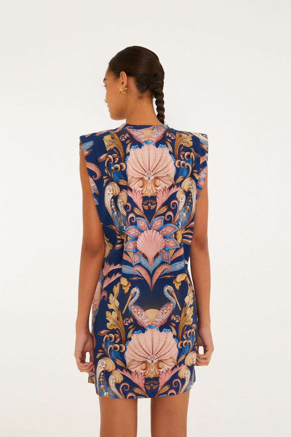 Boho Beauty Mini T-Shirt Dress - FARM Rio BOHO BEAUTY