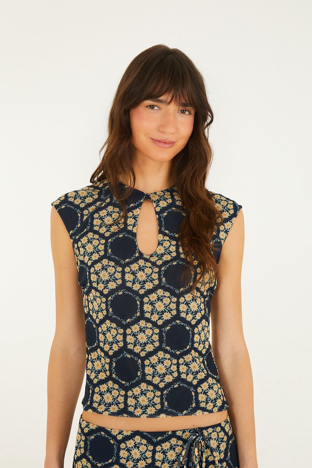 Farm Club Tulle Blouse - FARM Rio OFF-WHITE