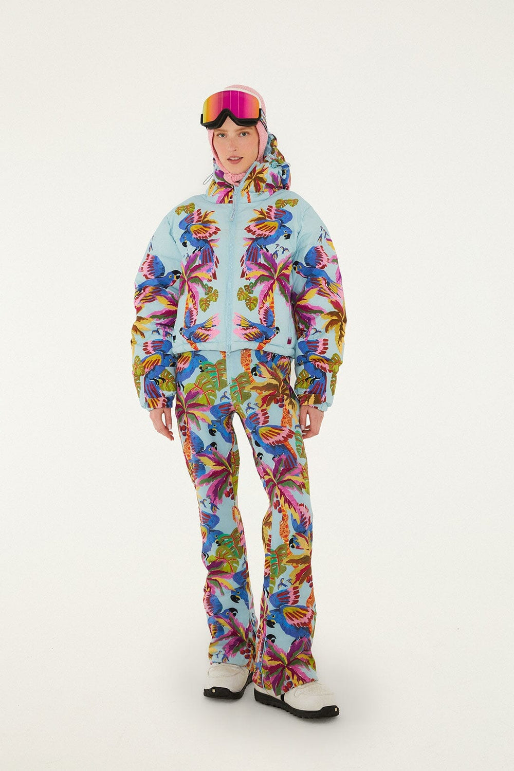 Blue Macaw Pants - FARM Rio MACAW BLUE