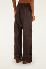 Burgundy Leather Pants - FARM Rio BURGUNDY