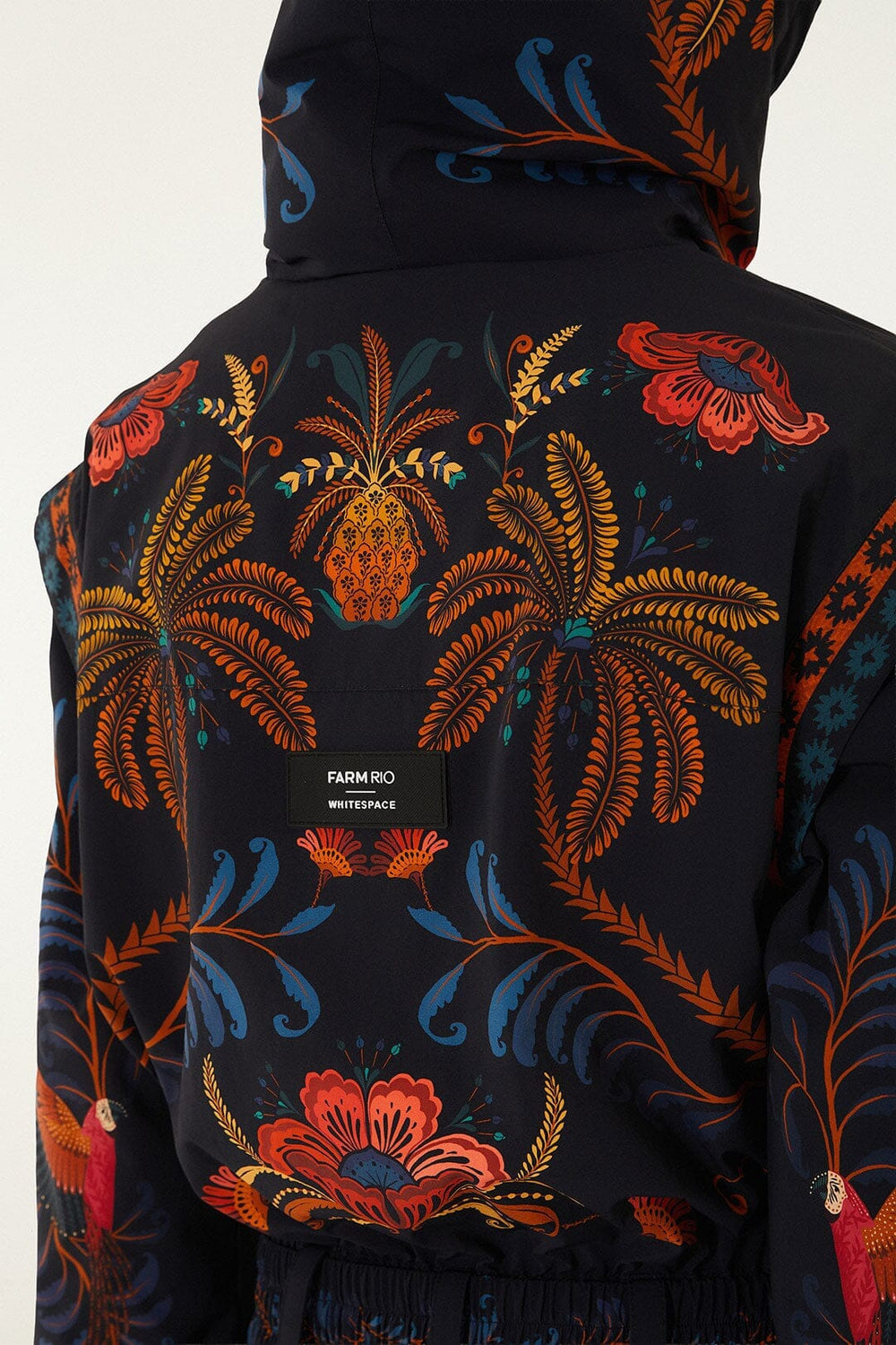Black Macaw Jumpsuit - FARM Rio MACAW JUMPSUIT BLACK