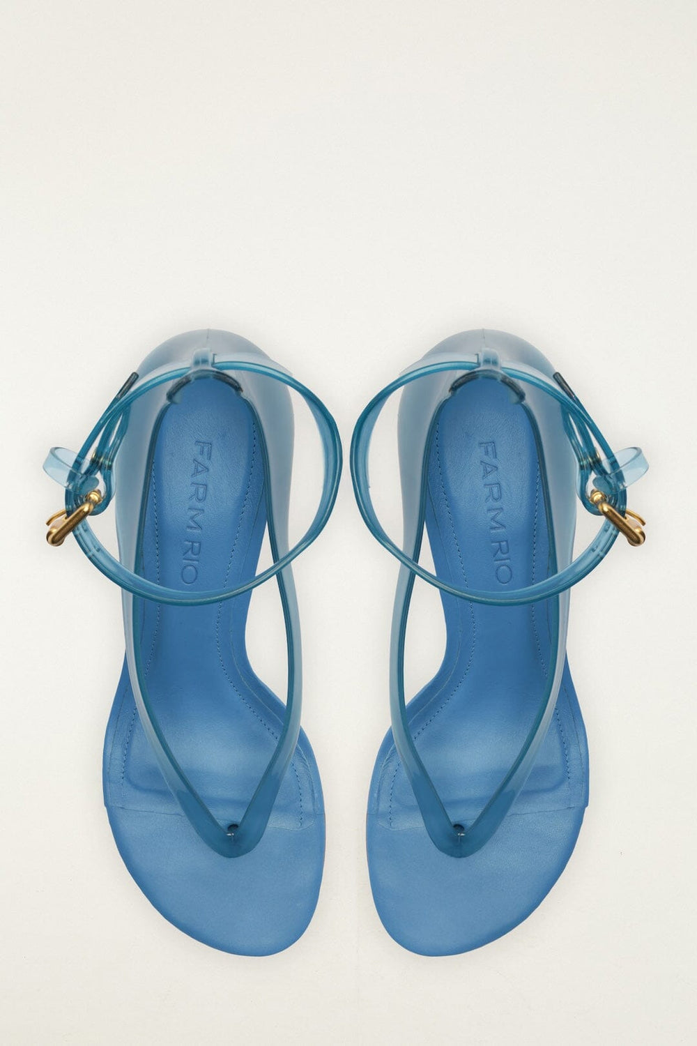 Blue Jelly Heel Sandal - FARM Rio BLUE BIRD