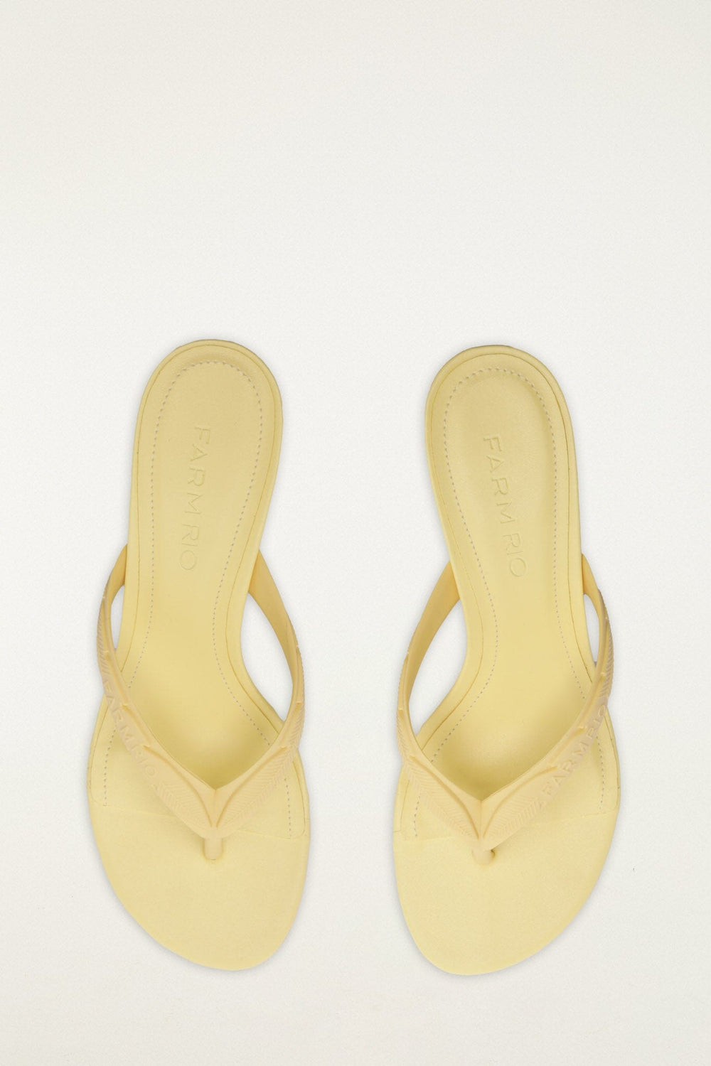 Yellow Rob Kitten Heeled Sandal - FARM Rio PALE BANANA