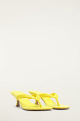 Yellow Rob Heeleded Sandal - FARM Rio LIME
