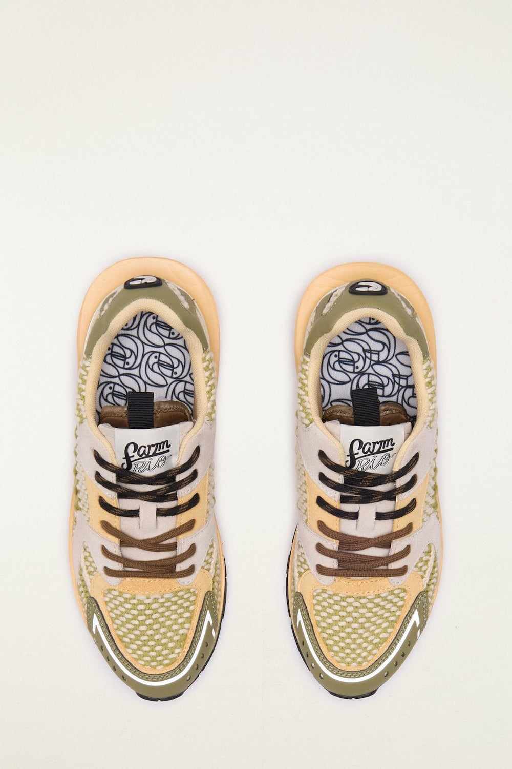 Green Farm Rio Sneaker - FARM Rio BLUSH AND GREEN