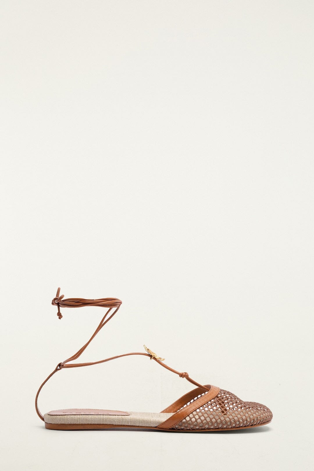 Sea Lace Up Mule - FARM Rio CUOIO