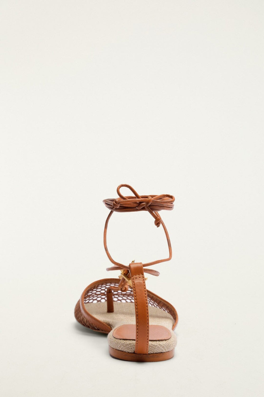 Sea Lace Up Mule - FARM Rio CUOIO