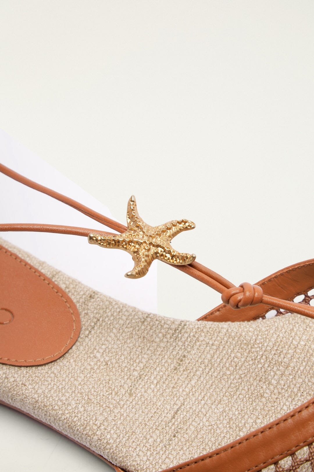 Sea Lace Up Mule - FARM Rio CUOIO