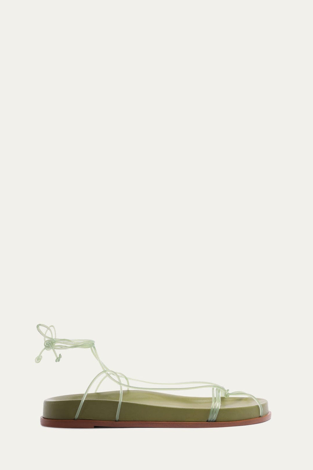 Green Spaghetti Jelly Anatomic Flat Sandal - FARM Rio MOSS