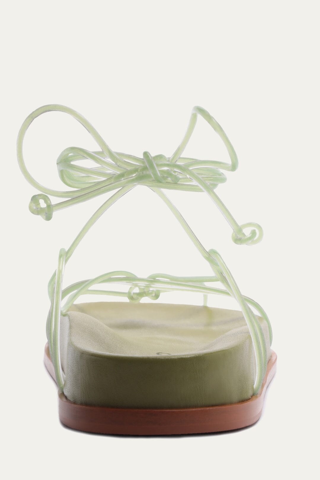 Green Spaghetti Jelly Anatomic Flat Sandal - FARM Rio MOSS