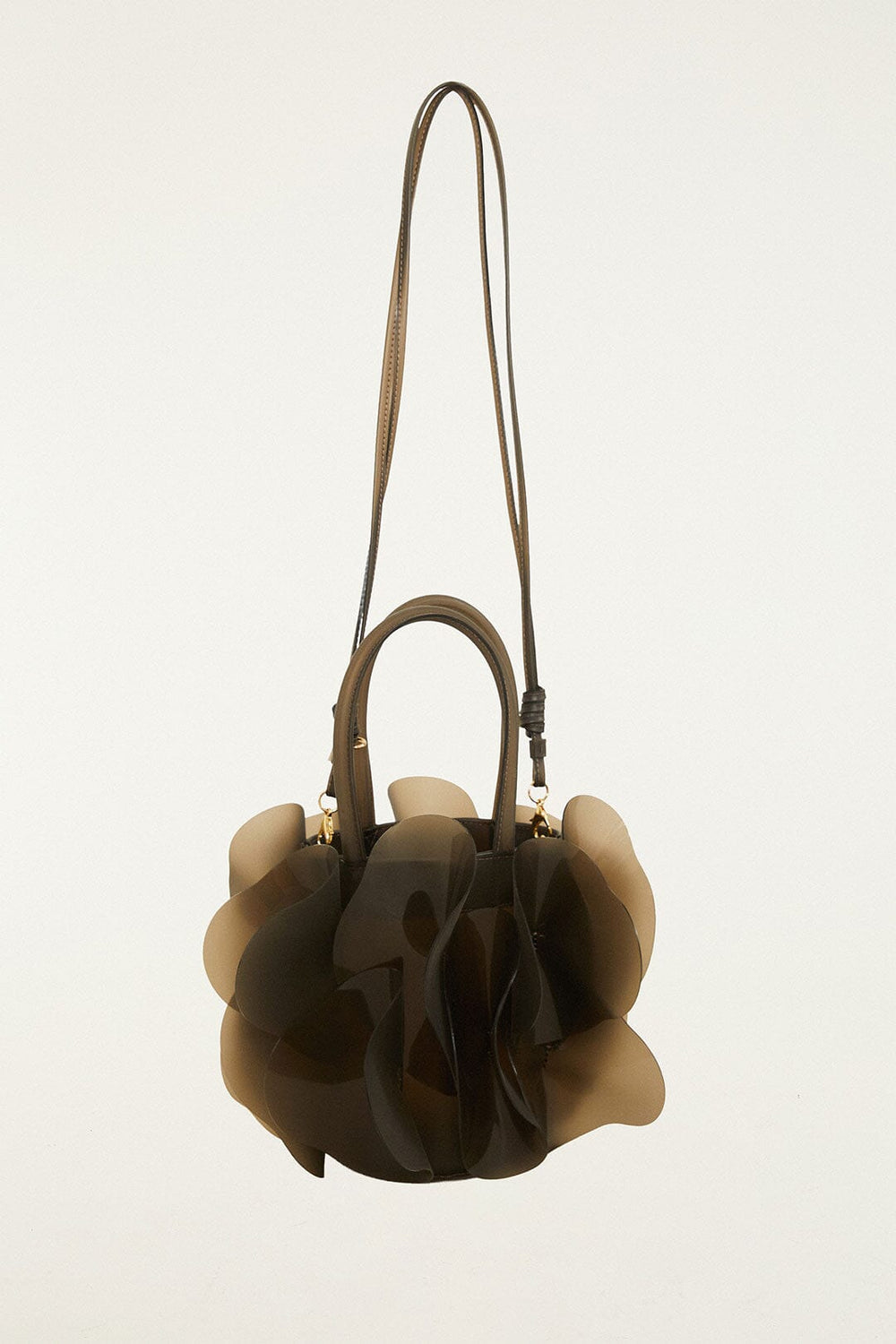 Dark Olive Jelly Flower Bag - FARM Rio BLACK