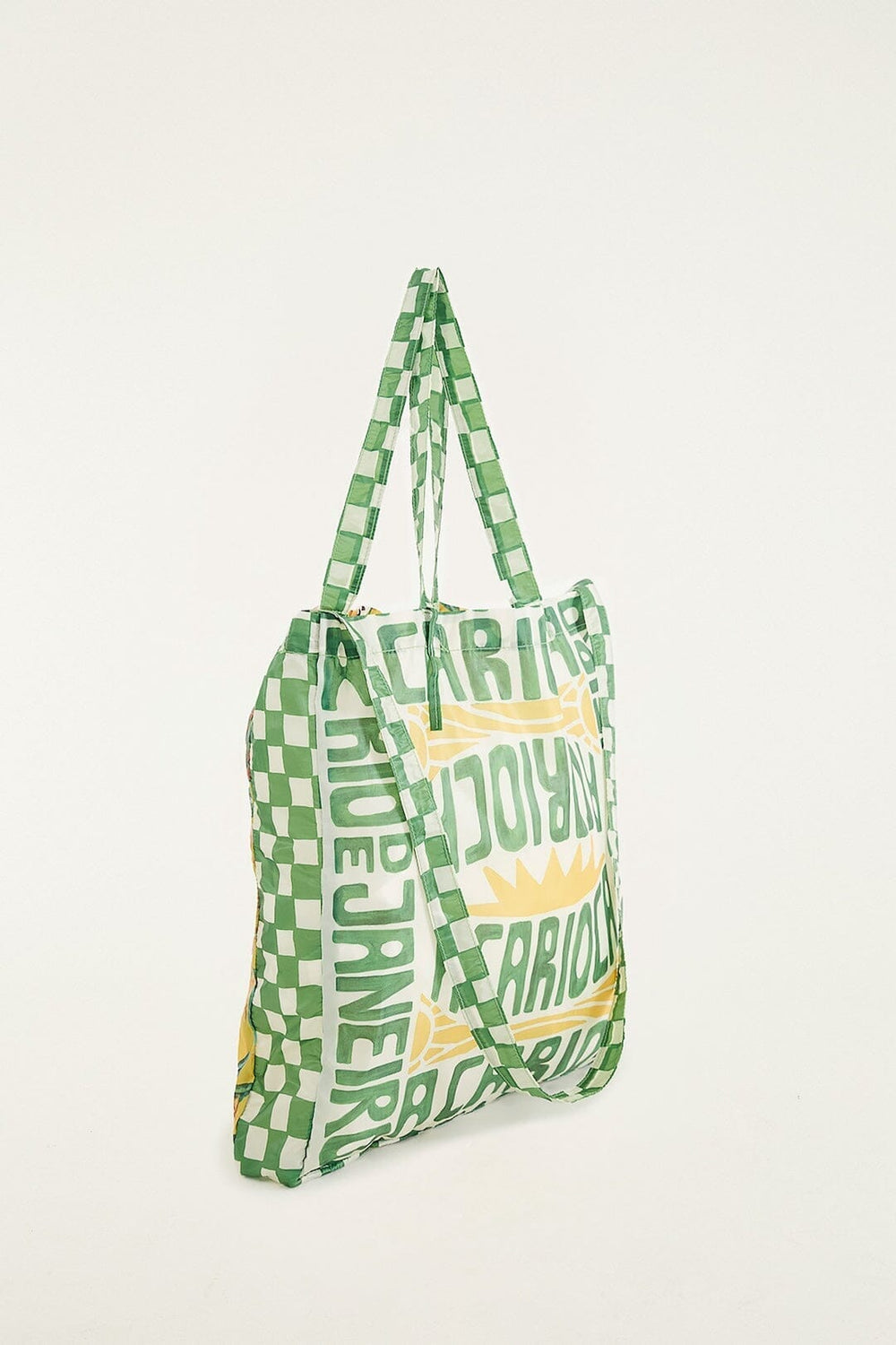 Green Biriba Tote Fruit Bag - FARM Rio MULTI