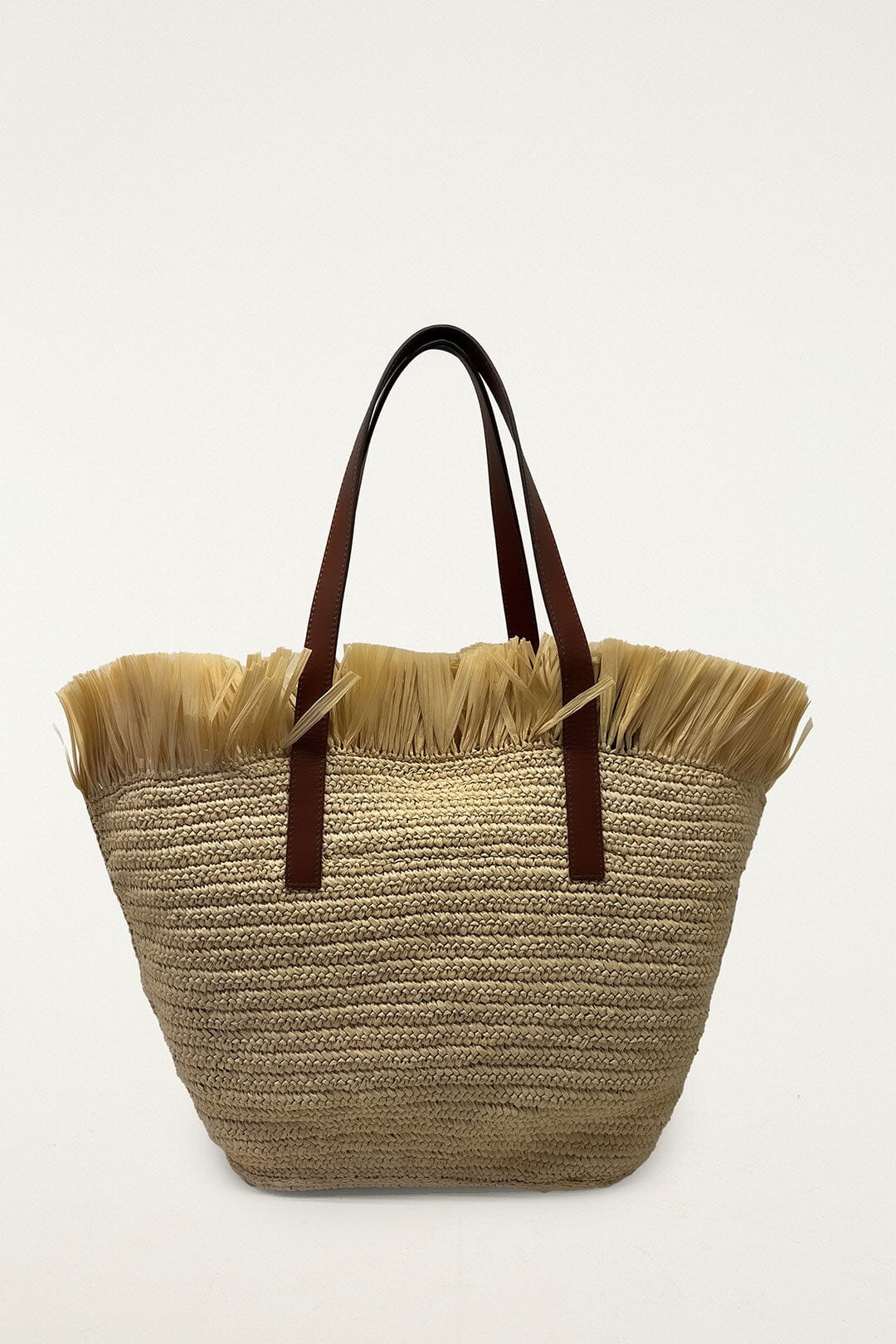 Printed Raffia Basket Bag - FARM Rio RAFFIA