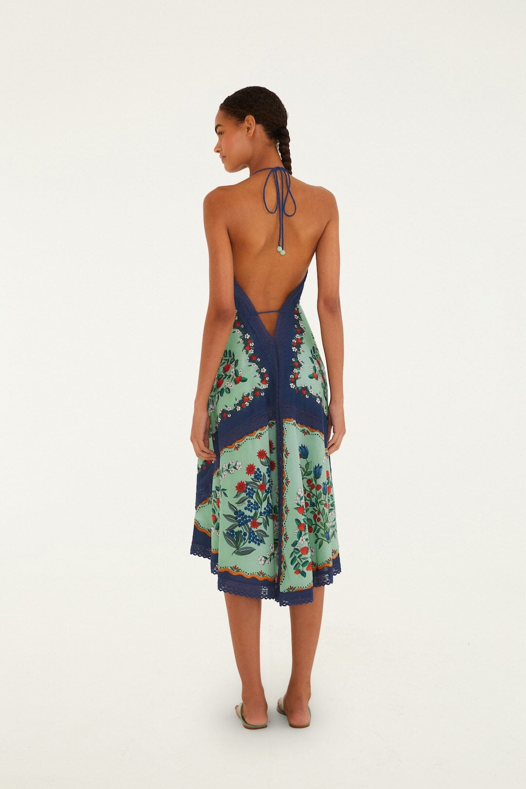 Faded Green Fruit Beauty Maxi Dress - FARM Rio FRUIT BEAUTY FADED GREEN