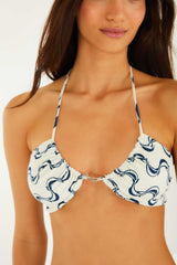 Longline Bikini Top - FARM Rio PEIXE COPA