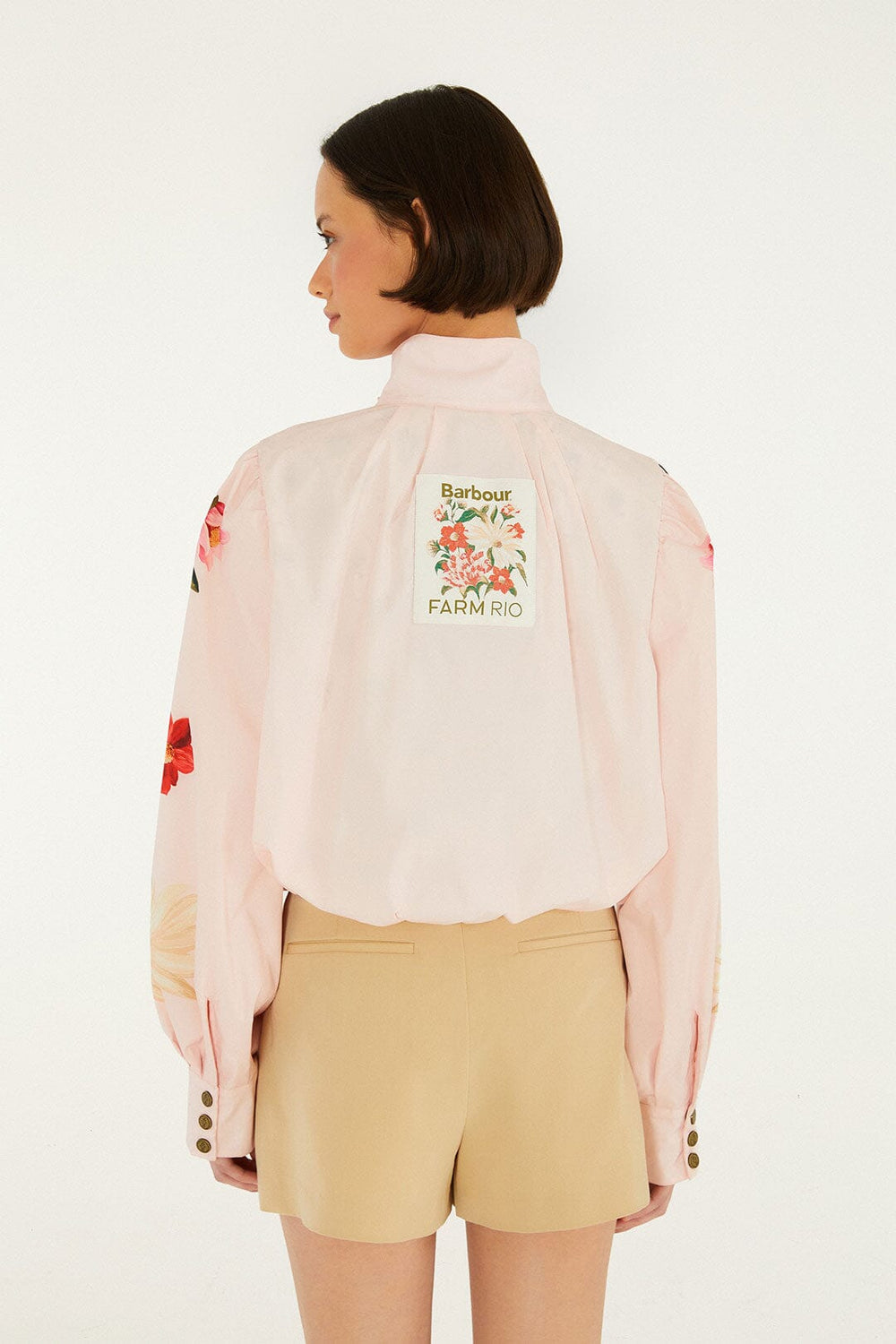 Bromelia Jacket - FARM Rio EDENS BLOOM LIGHT PINK
