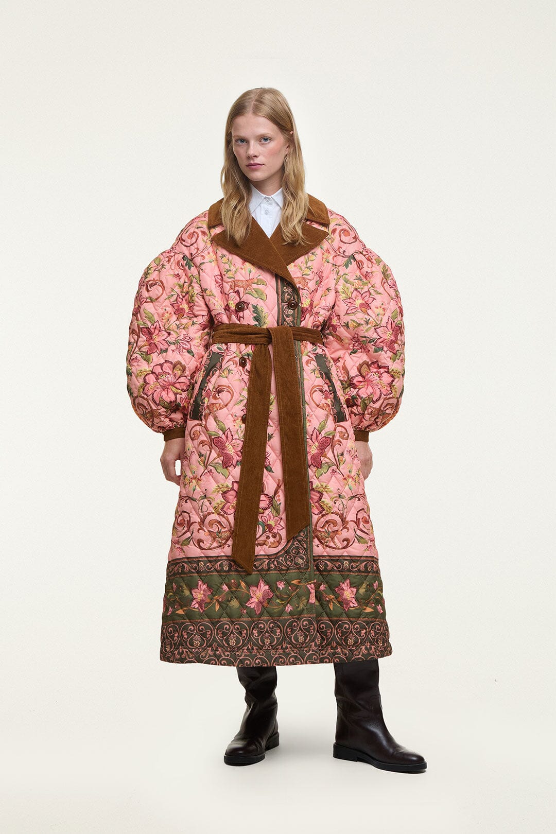 Cami Quilted Jacket - FARM Rio TROPICAL ROYALNESS PINK