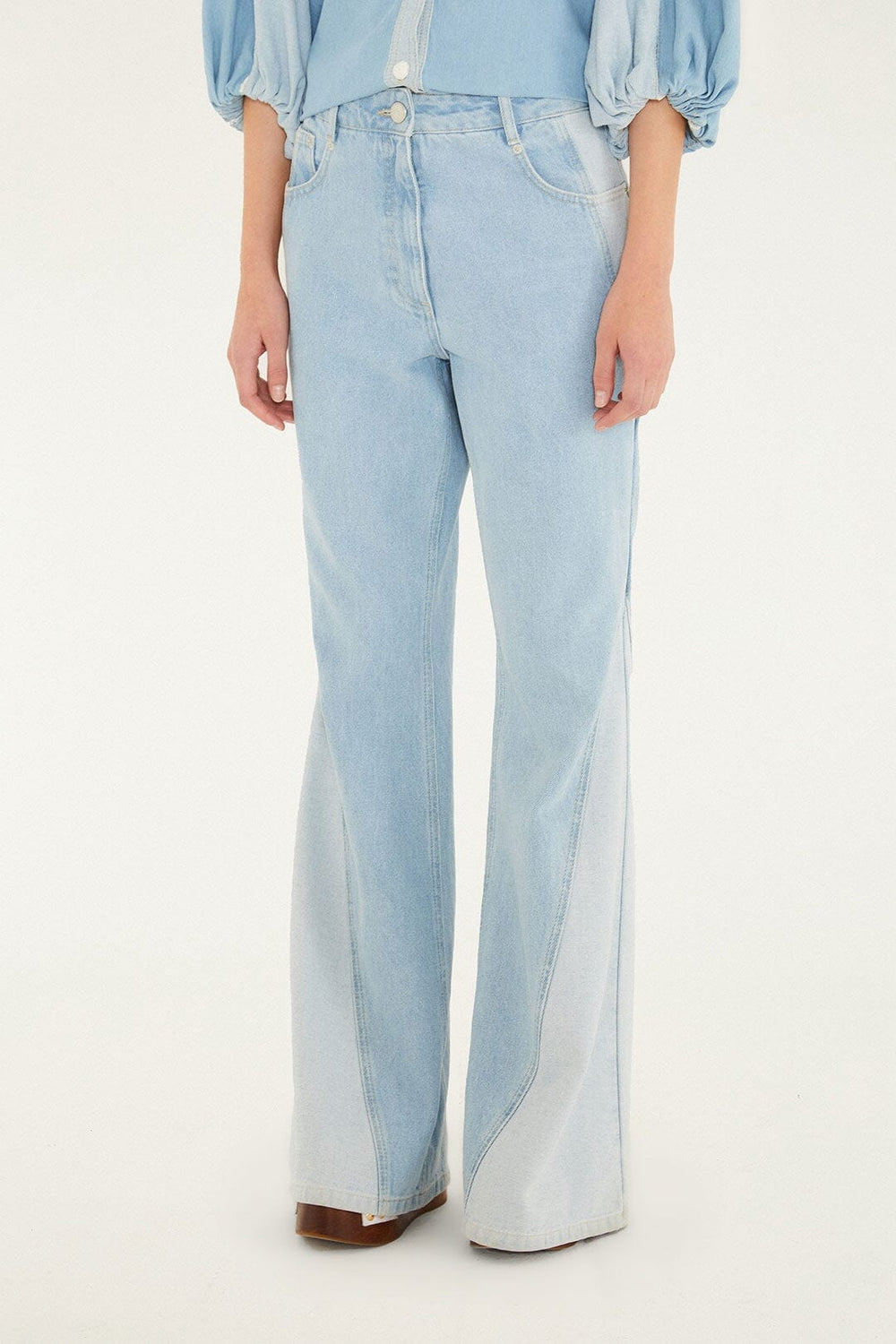 Denim Tree Light Colors Pants - FARM Rio DENIM