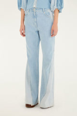 Denim Tree Light Colors Pants - FARM Rio DENIM
